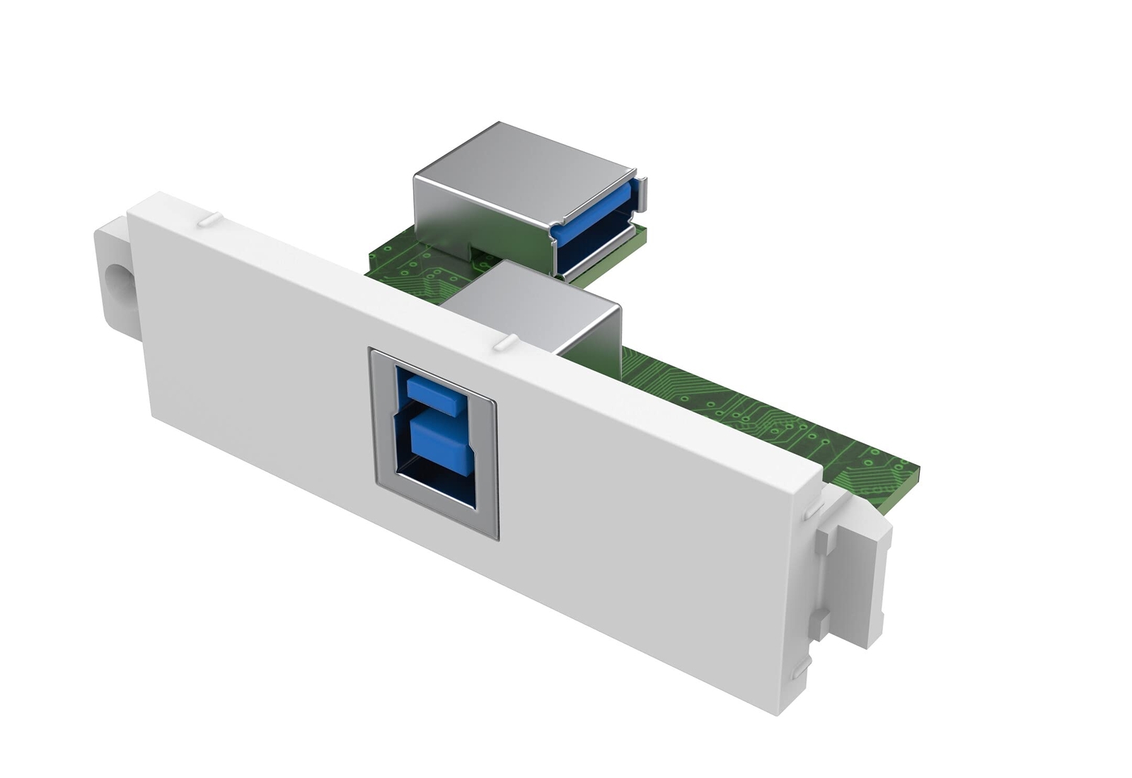 Vision Techconnect 3 Usb-B Module - Modular Facility Plate Snap-In ... NUOVO