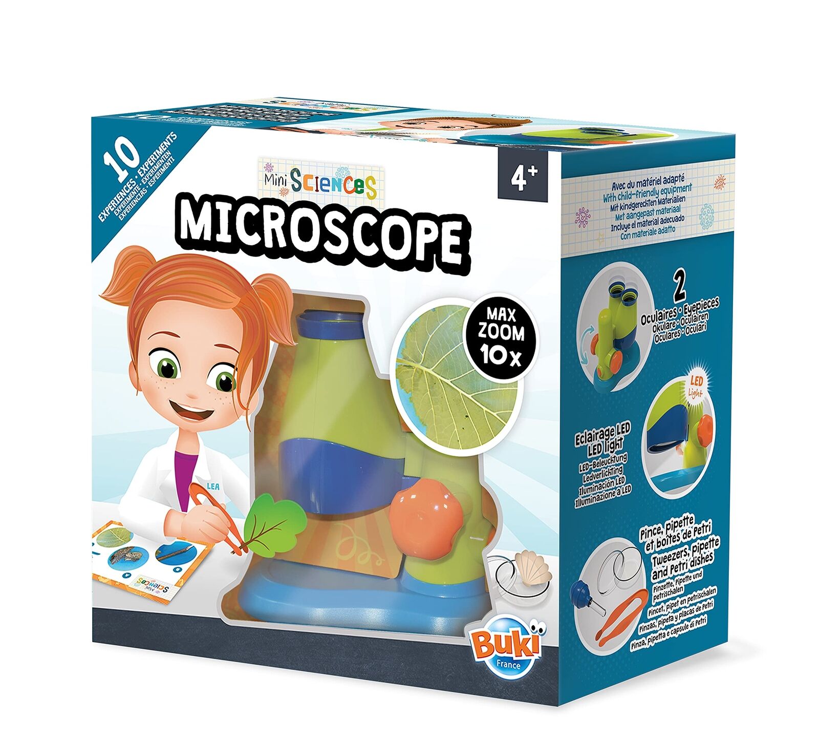 Buki France Mini Sciences - Microscope Toy NUOVO