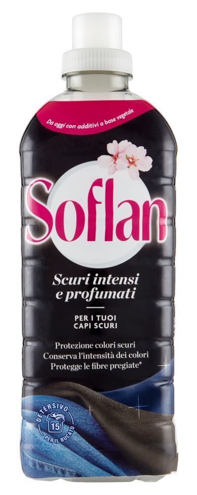 Soflan detersivo liquido, per capi scuri 900 ml