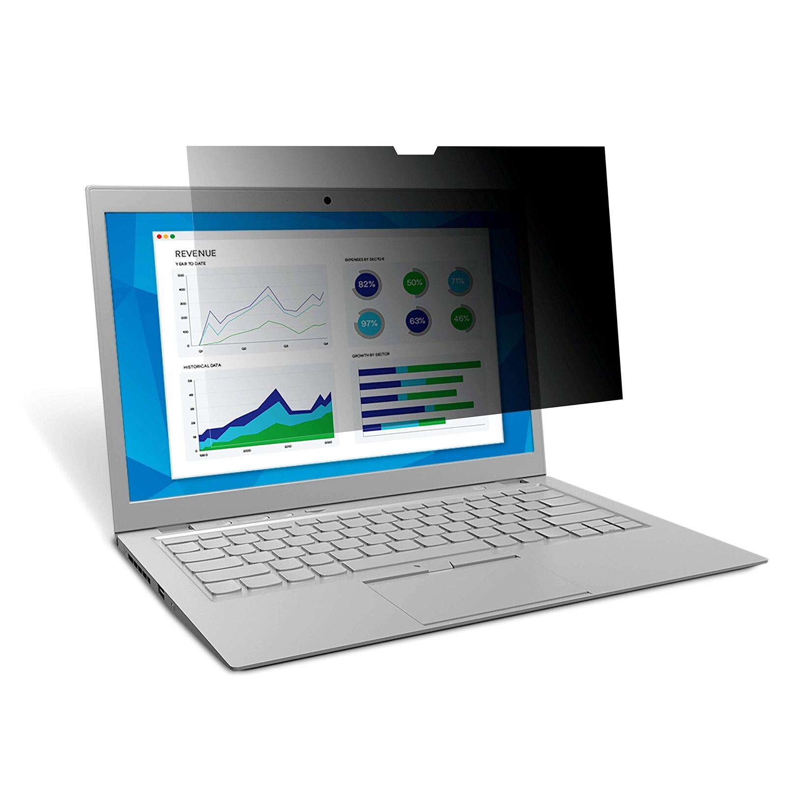 3M Privacy Filter For 14`` Laptops 16:9 With Comply - Notebook Priv... NUOVO