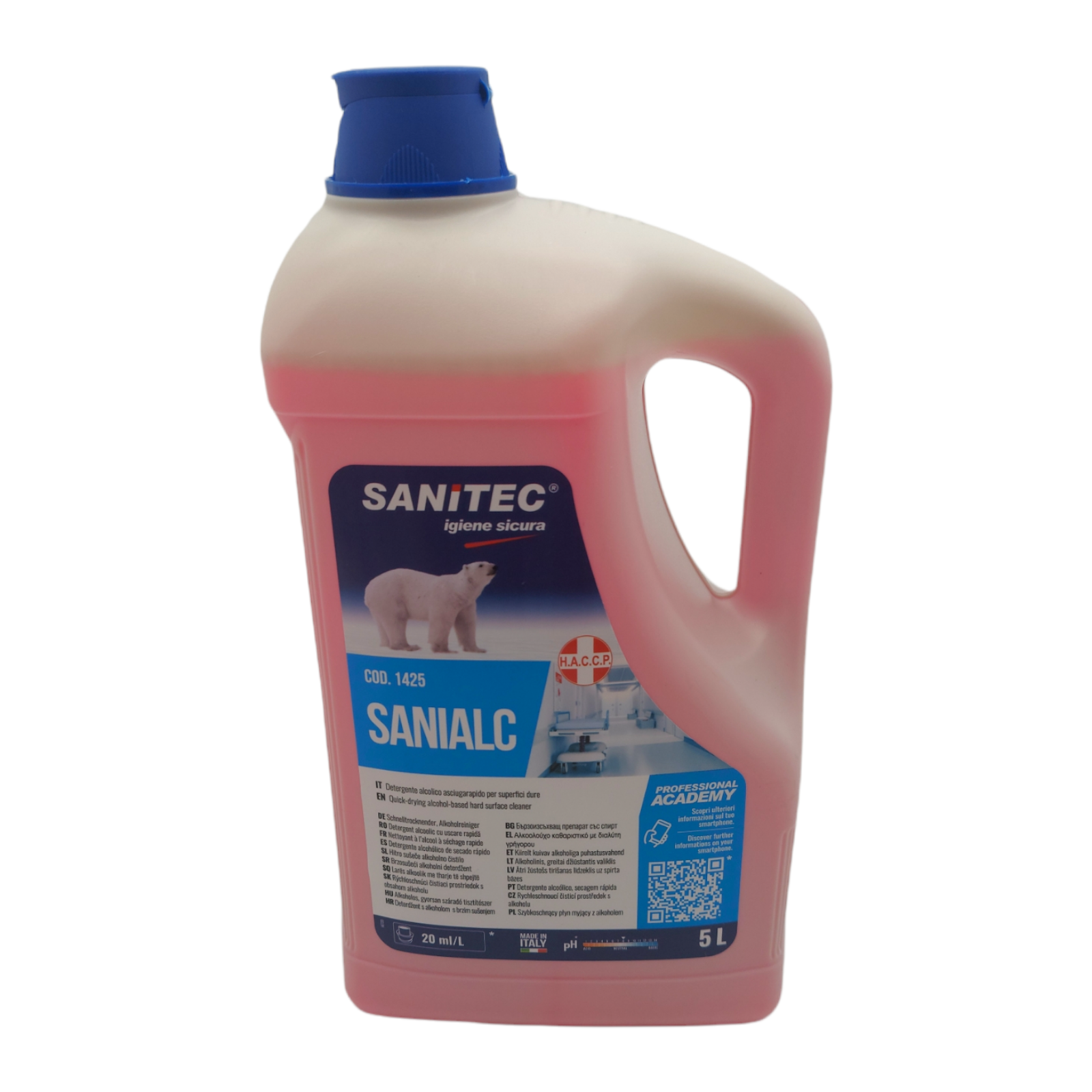 Detergente Sanialc Pavimenti Antibatterico 5kg