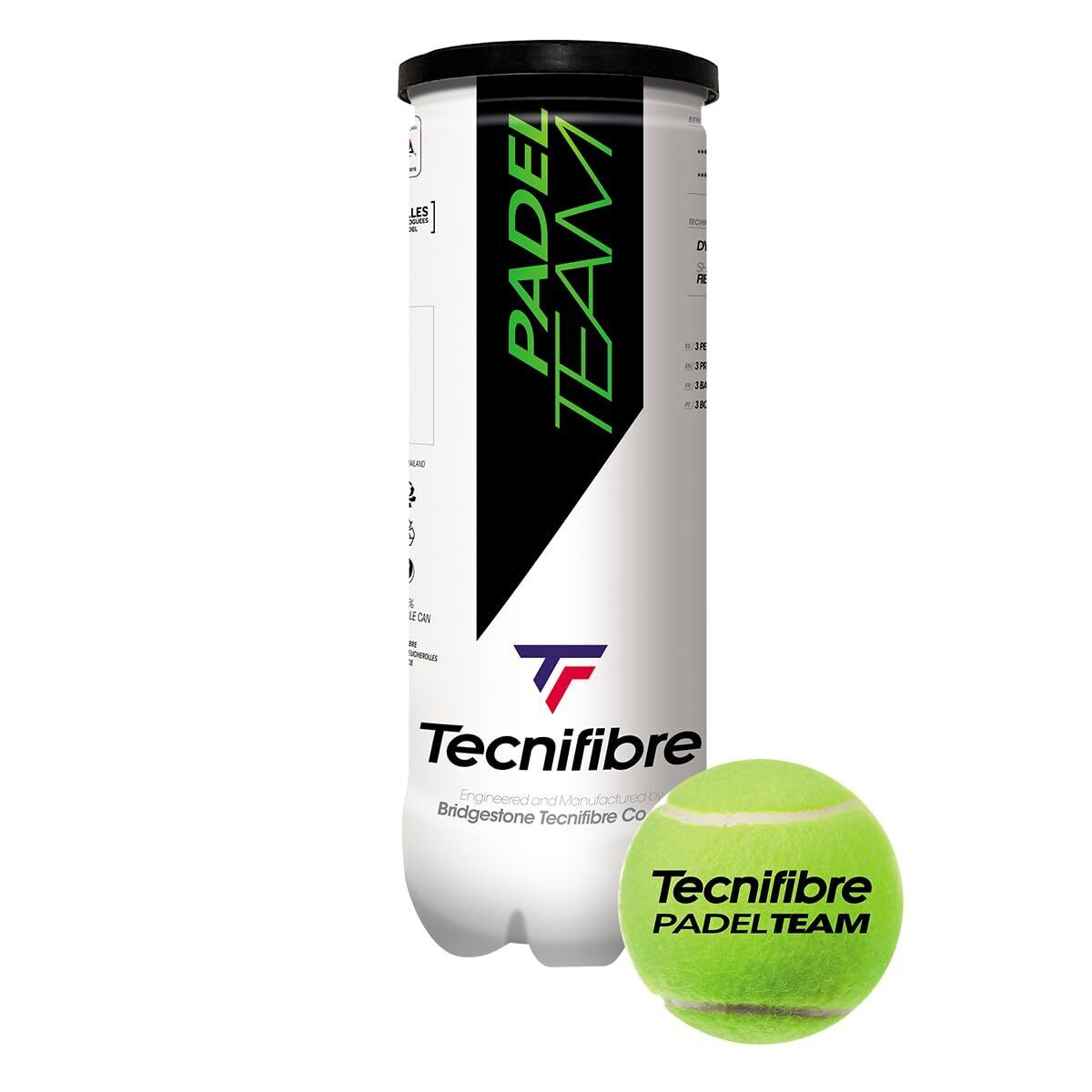 Padel Balls Tecnifibre 60Patea243 (3 Pcs) NUOVO
