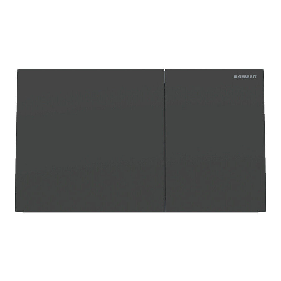 Placca Geberit Sigma 70 Inox Nero Opaco Doppio Tasto | 115.622.14.1