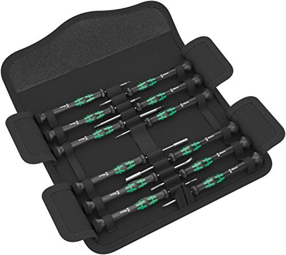 (TG. 12-Teilig) Wera 05073677001 05073677001-Set di cacciaviti Kraftform Micro E