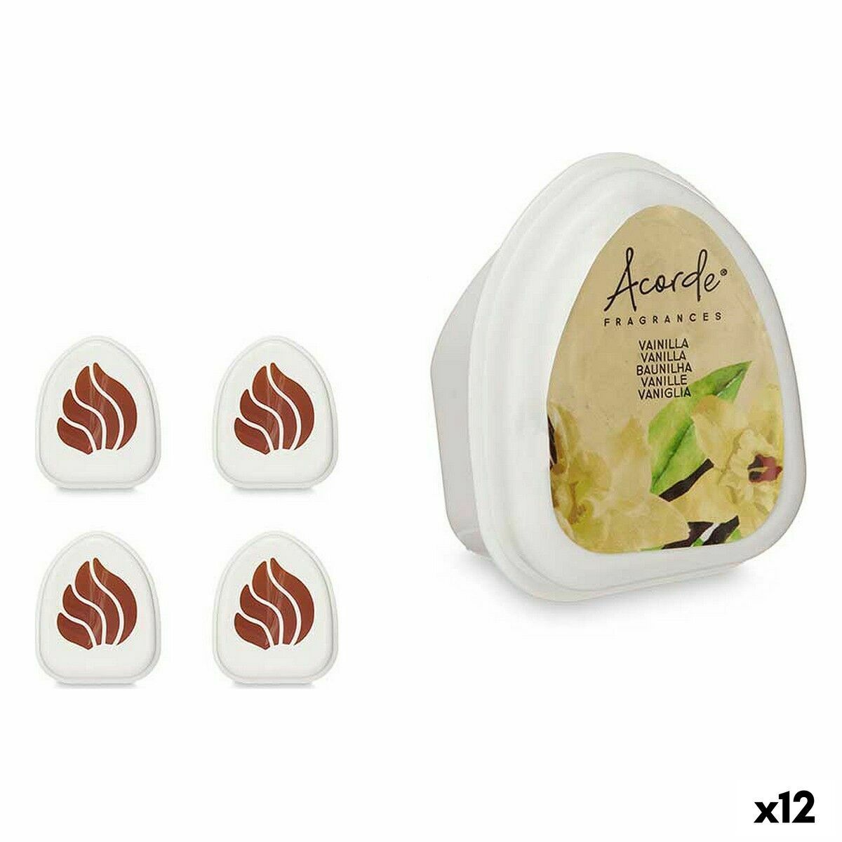 Set di deodoranti per ambienti Vaniglia 50 g [12 Unità]