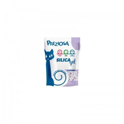 Lettiera silicio per gatti Preziosa silica gel profumazione lavanda 6.5 Kg