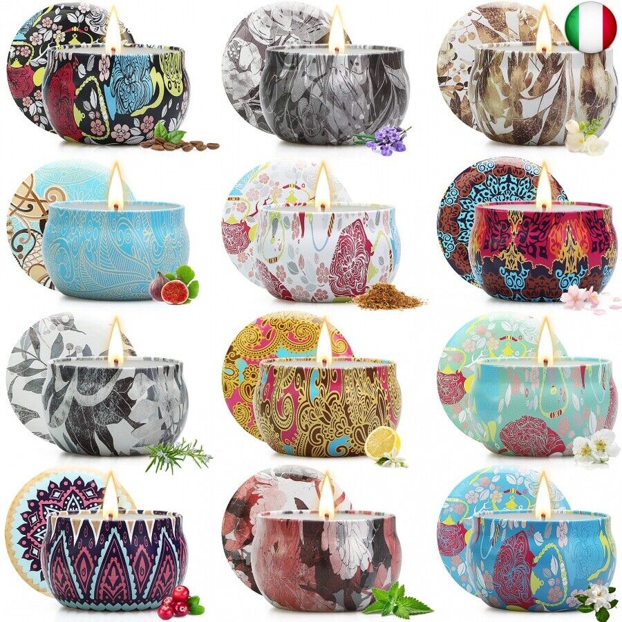 Candele Profumate da donna, 12 Pezzi Set Regalo di Candele Profumate, Regalo