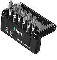 Wera Bit-Check 6 pc(s) Pozidriv PZ 2 PZ 3 4x PZ 2x50 mm 2x 05057692001