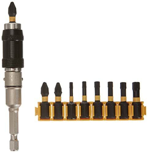 DEWALT Extreme Impact Torsion Bit Set Con Portainserti Abknickbarem, 10 (S5W)