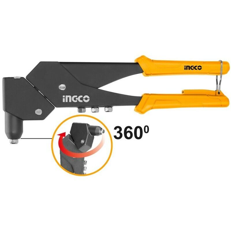 RIVETTATRICE MANUALE SNODABILE 360° ORIENTABILE 360 gradi INGCO INDUSTRIAL