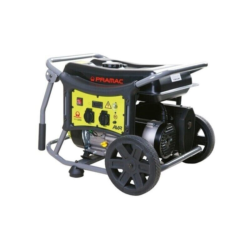 PRAMAC Generatore Di Corrente Portatile WX3200 Robusto Con Ruote A Benzina 2850W