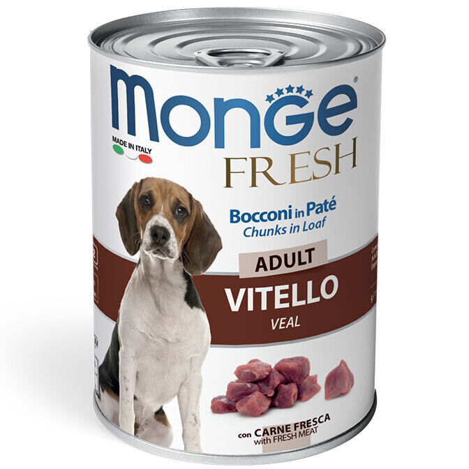 Monge Fresh Cane Patè 400gr  Vitello