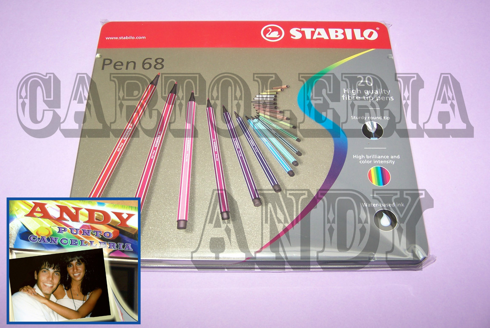 PENNARELLI PEN 68 - STABILO - (CONF. DA 20 IN METALLO) - COD 6820-6