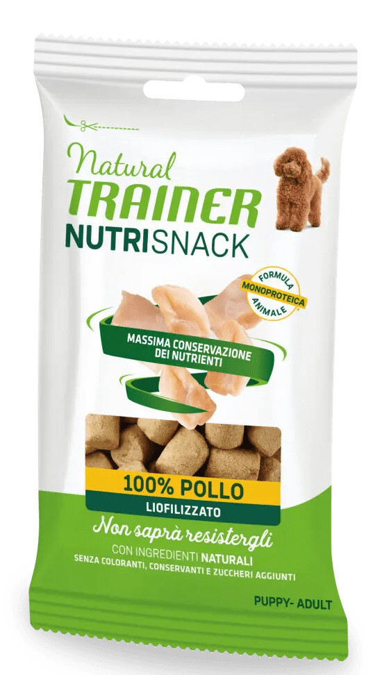 Natural Trainer Nutrinsnack per Cani Puppy e Adult al Pollo da 20 gr