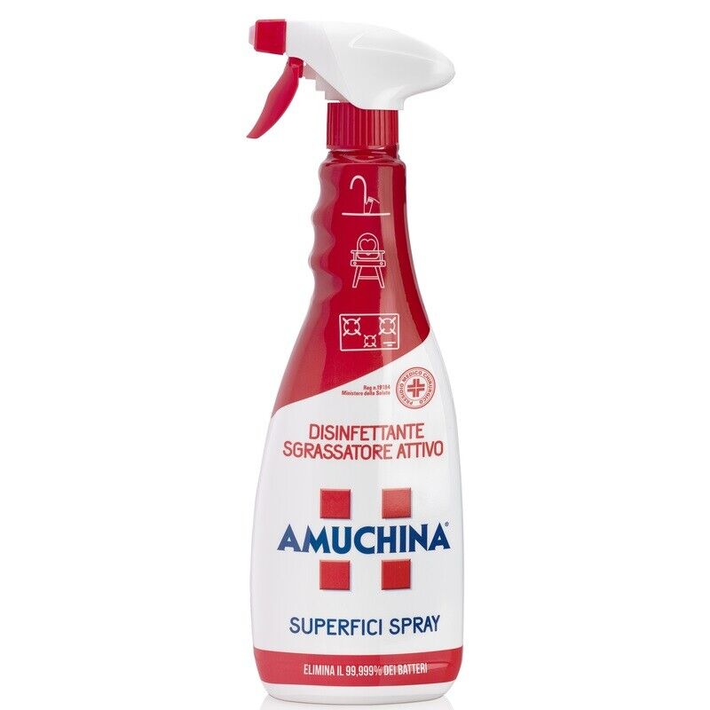 43494 AMUCHINA SUPERFICI DISINFETTANTE SGRASSATORE TRIGGER 750 ML