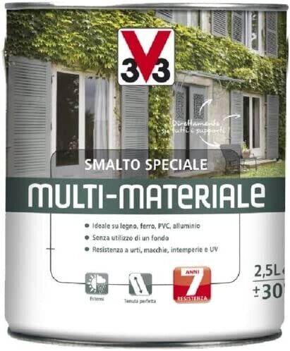 V33 Smalto Multi-Materiale 4 in 1 500ml Nero