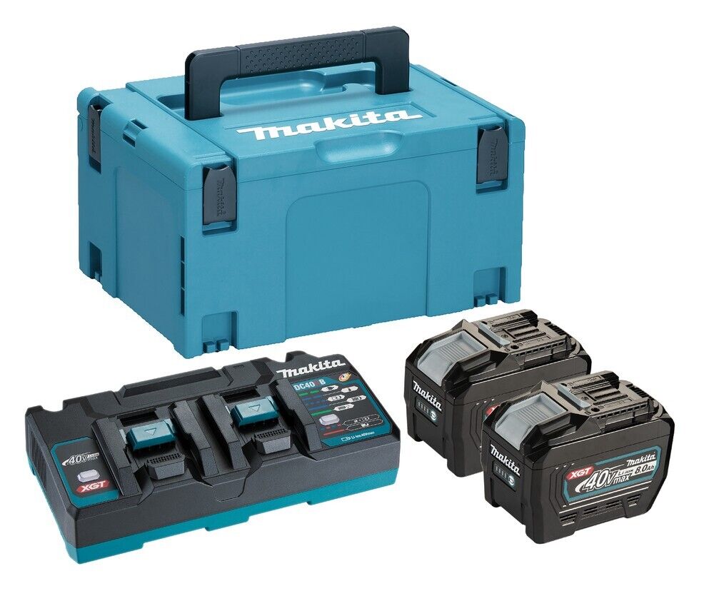 Kit energy 40V : 2 x BL4080F 40V 8Ah + 1 x DC40RB Makita 191Y97-1