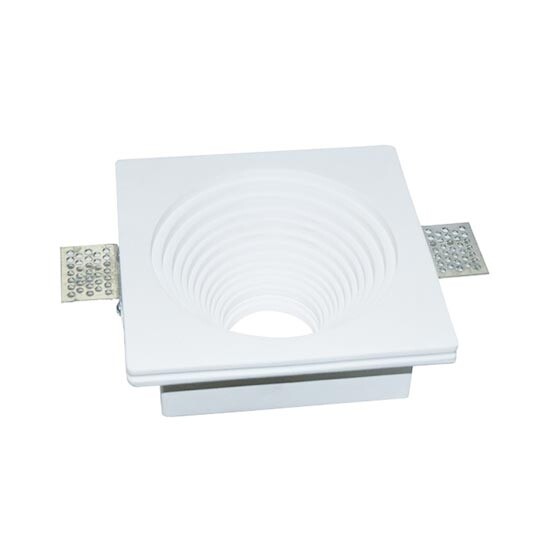 V-TAC VT-867SQ portafaretto incasso scomparsa quadrato gesso GU10/GU5.3 - SKU 31