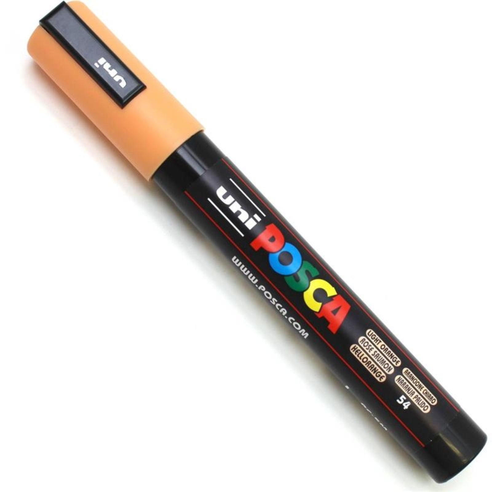 MARCATORE A BASE D'ACQUA UNI POSCA PC5M ARANCIO CHIARO