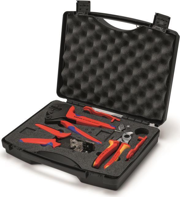 1436168 Knipex Werkzeugkoffer fuer Photovoltaik MC4 (97 91 04 V02)