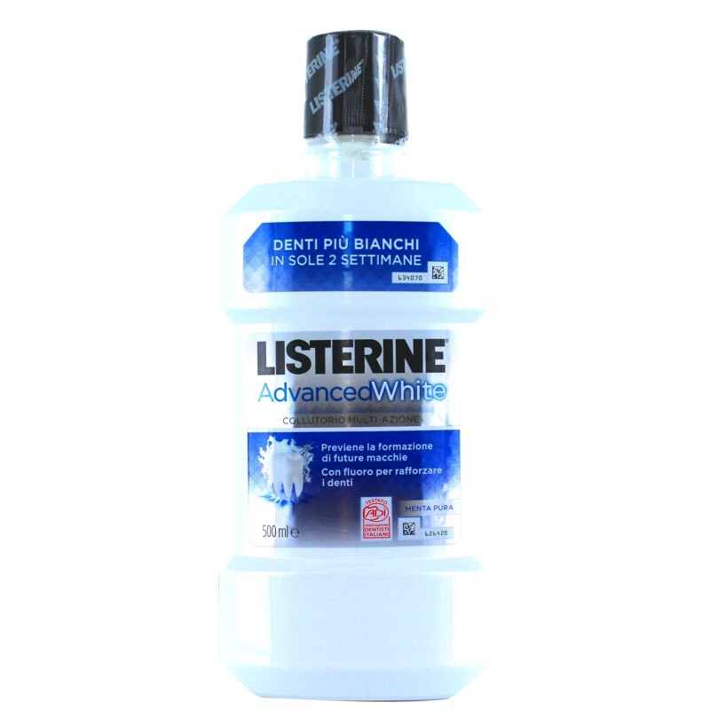 43748 LISTERINE COLLUTORIO ADVANCED WHITE 500 ML