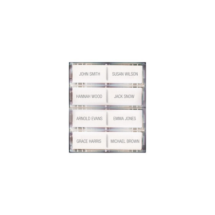 4 Pulsanti Doppi Per Pulsantiera Ciao ( COMELIT IMMOTEC cod. CA9212 )