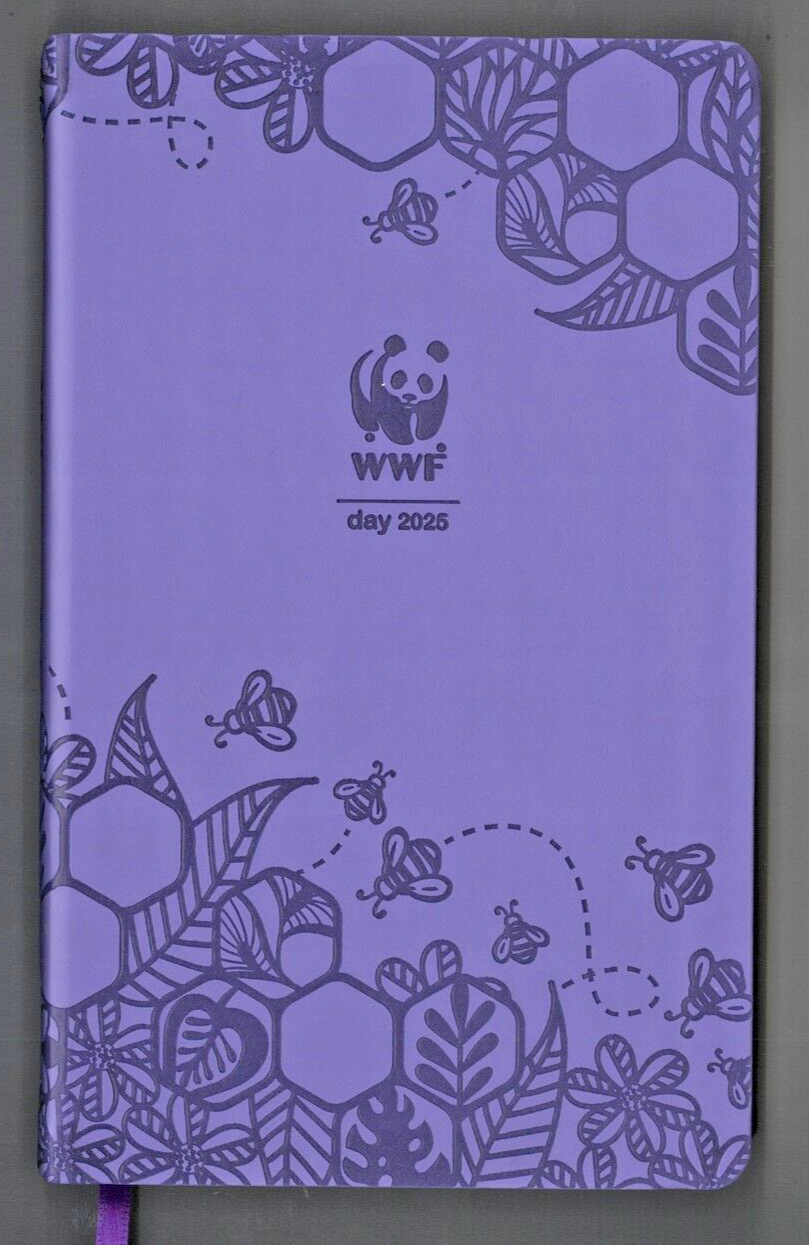 WWF DIARY 2025, AGENDA GIORNALIERA 2025, DIM.21x13cm