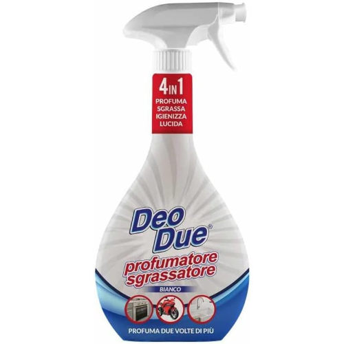 Deo Due Sgrassatore Profumatore Bianco Spray 600ml