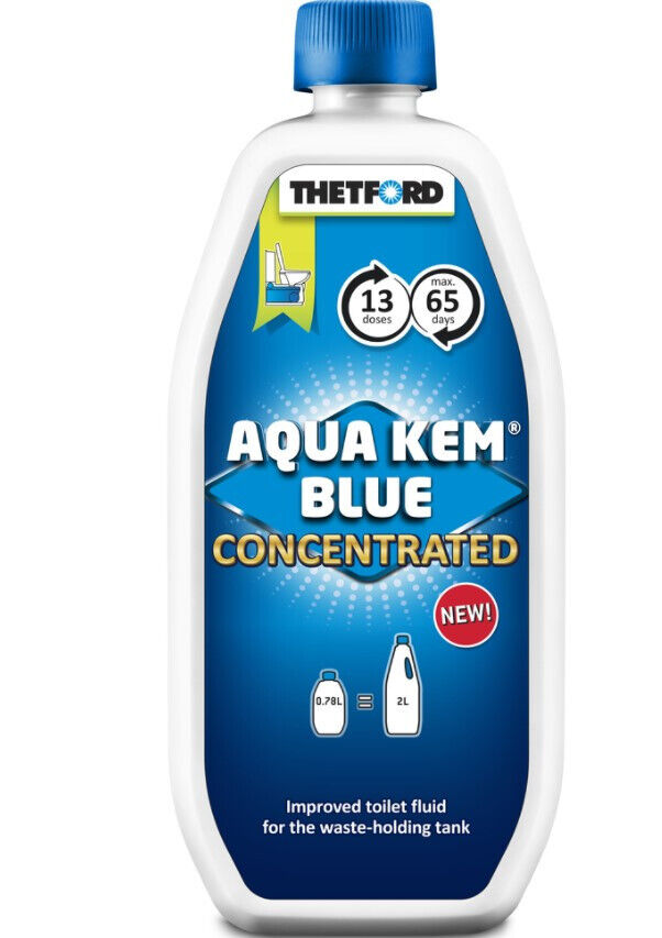 Additivo Sanitario Concentrato Neutro WC Chimico Aqua Kem Blue 780Ml Thetford