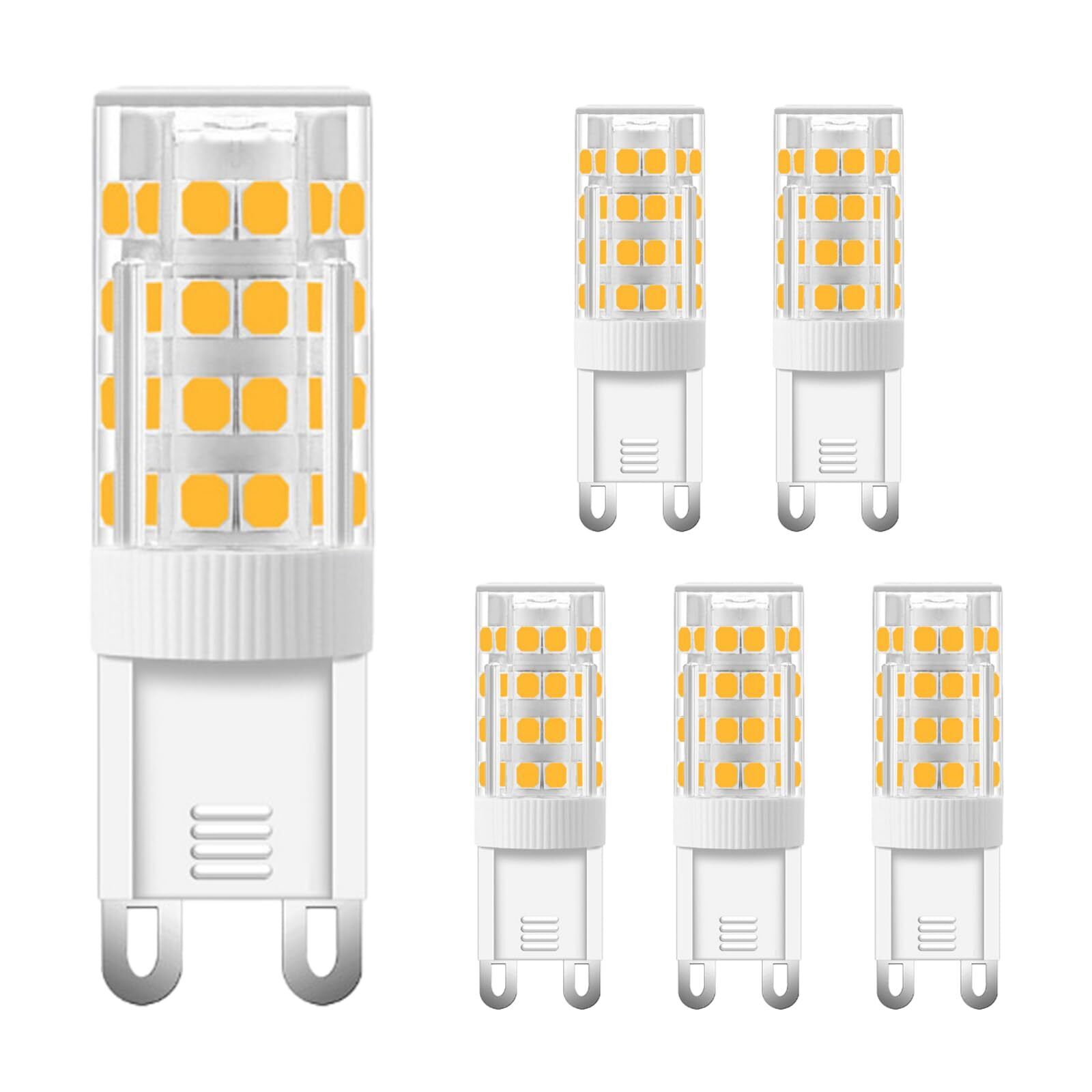 unnderwiss g9 led g9 led Lampadina G9 LED 5W 5 pezzi Equivalente a 40 Watt G9...