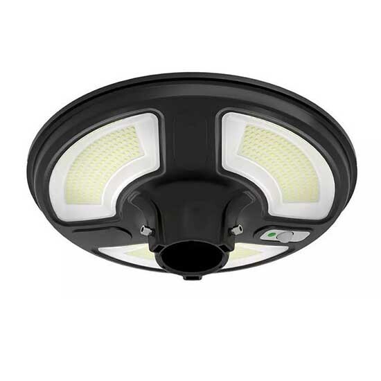 V-TAC VT-65W Lampione LED 10W da giardino autoalimentata a batteria con pannello