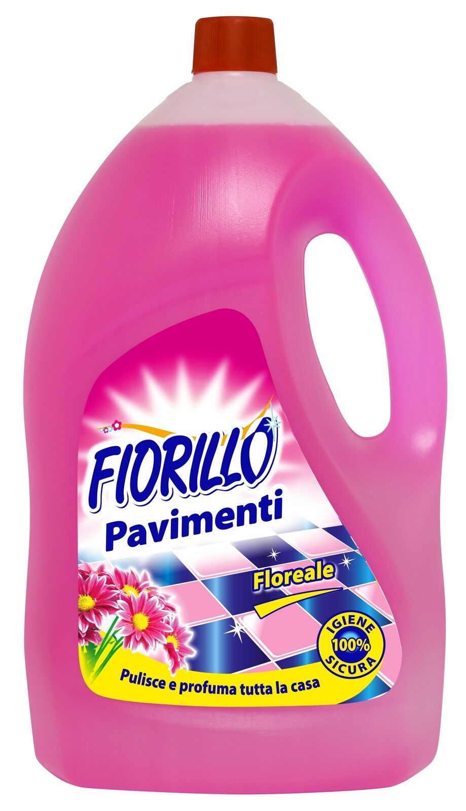37208 FIORILLO DETERSIVO LAVA PAVIMENTI PROFUMO FLOREALE LT. 4