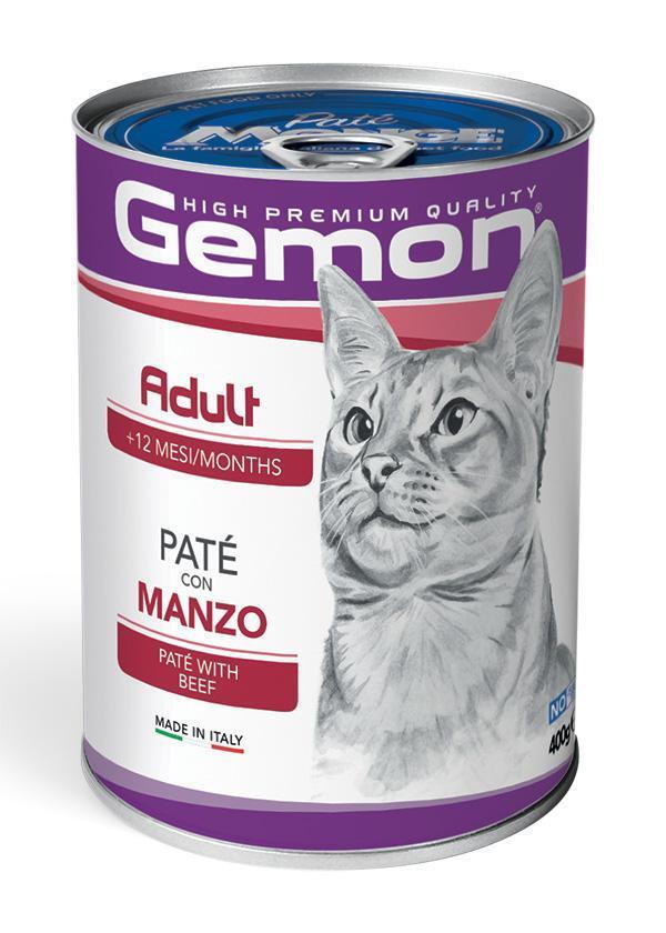 Gemon Cat Adult Patè con manzo 400gr