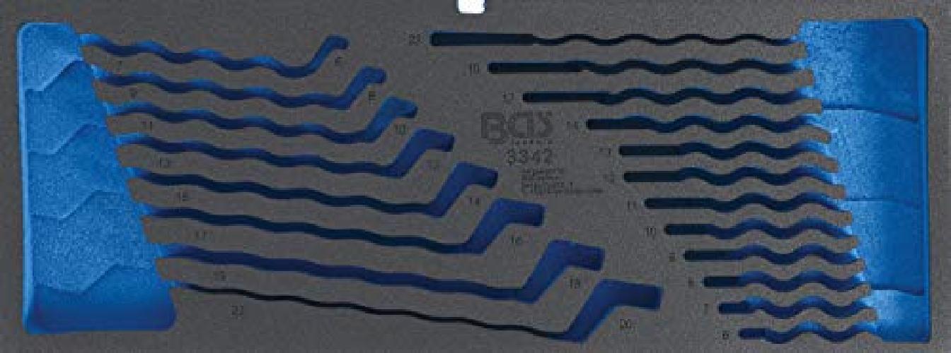 Bandeja de espuma para BGS 3312, vacía | para BGS 3342