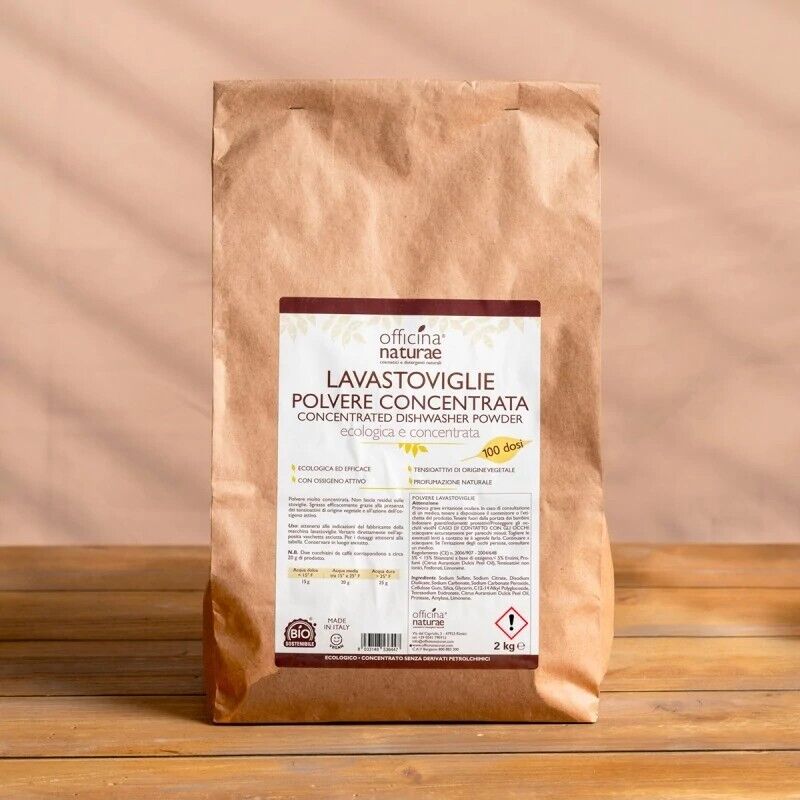 Officina Naturae DETERSIVO LAVASTOVIGLIE ECOLOGICO IN POLVERE 2 kg