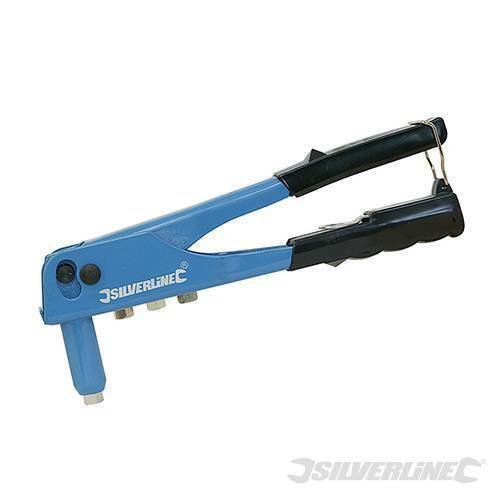 RIVETTATRICE  A 4 TESTINE X RIVETTI  2,4 mm, 3,2 mm, 4 mm e 4,8 mm.