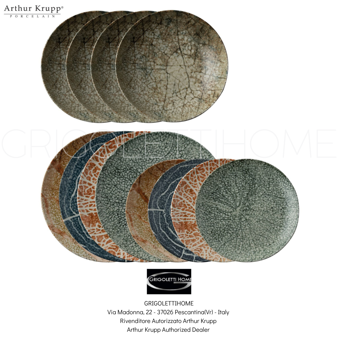 Arthur Krupp - Nature Essence - Set Piatti 12 pezzi per 4 persone