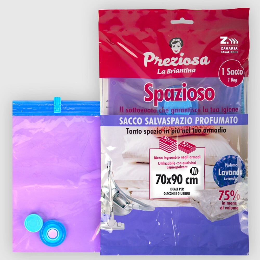 SACCO SPAZIOSO SALVASPAZIO 70X90 CM - L LAVANDA