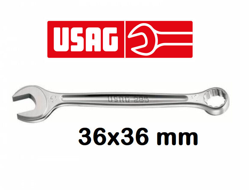 USAG 285, Chiave combinata a forchetta e poligonale 36X36 mm PROFESSIONALE