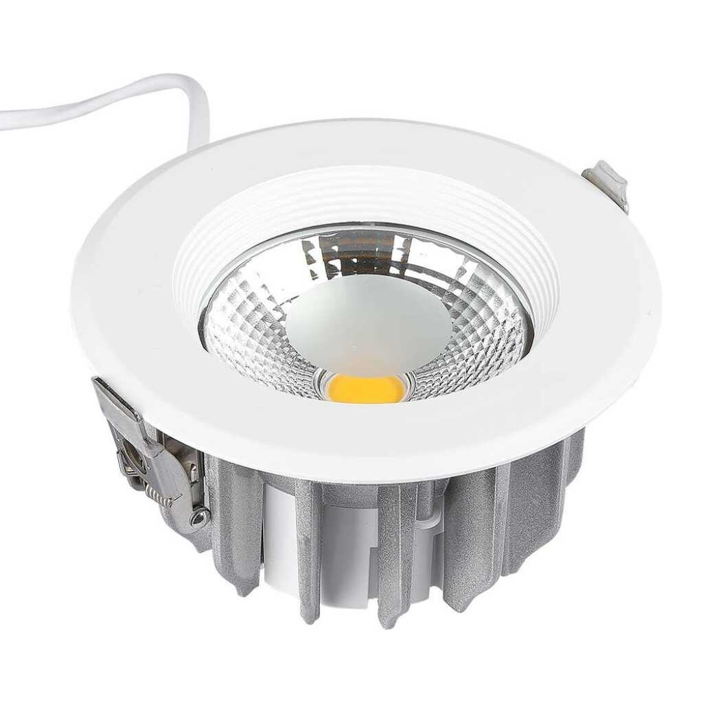V-TAC VT-26301 Faretto led da incasso rotondo 30W cob luce naturale 4000K downli