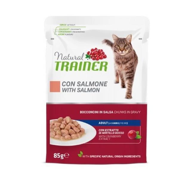 Cat Natural Trainer Adult Bocconcini con salmone 85gr