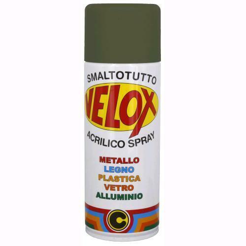 Velox Spray Acril.Verde Milit. Op/Sc Ral 6003