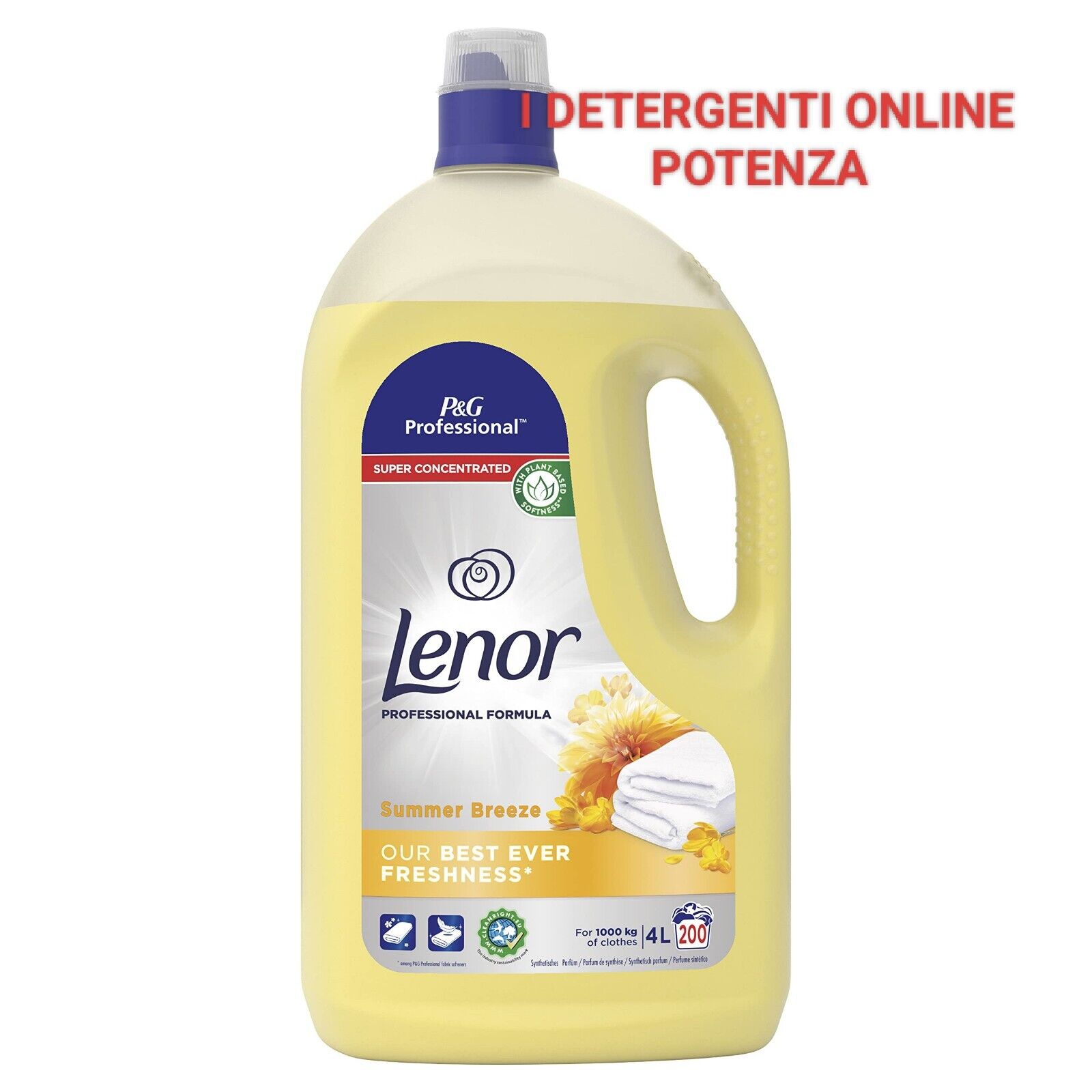 LENOR SUMMER FRESH Ammorbidente 200 lavaggi LT 4