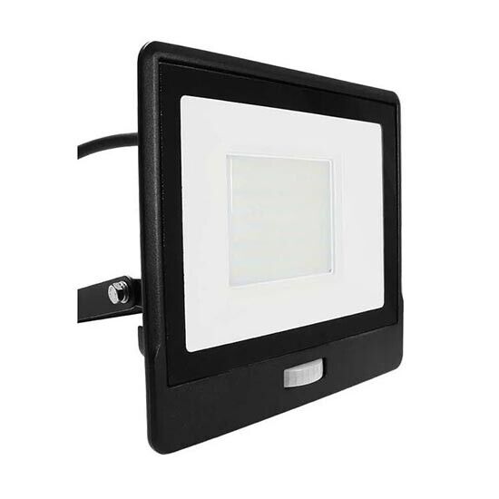 V-TAC VT-158S-1 faro led 50W chip samsung con sensore di movimento PIR e crepusc
