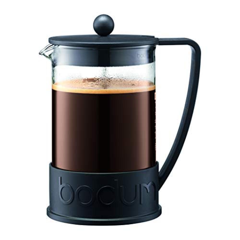 Bodum 11030-01SA-10 Brazil - Caffettiera a stantuffo, in plastica, 12 tazze, 1,5