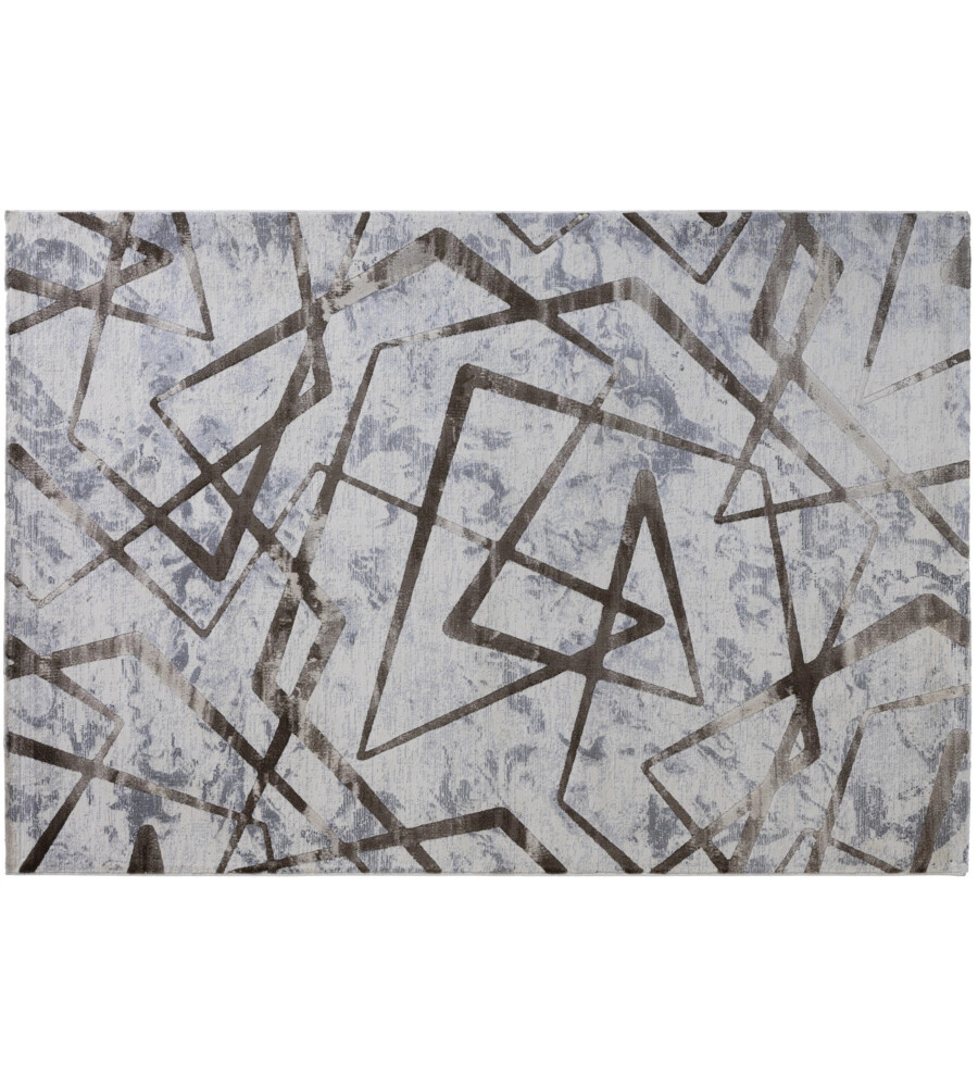 TAPPETO "DOUBLE" MARRONE, 160X230 CM