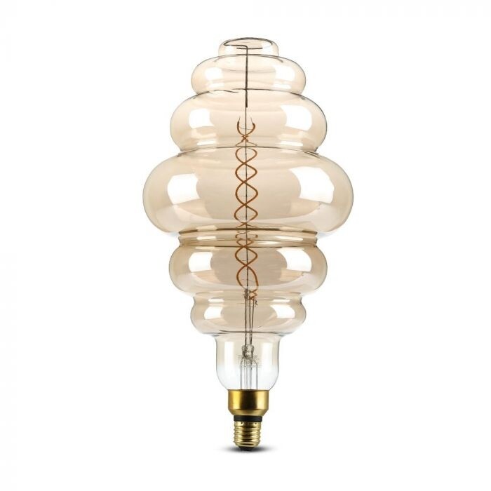 V-Tac VT-2188D Lampada rings bulb lampadina 8W E27 xl S200 doppio filamento spir