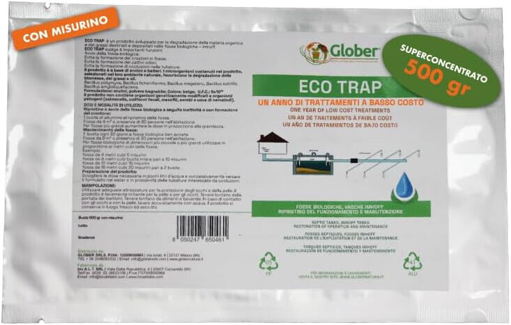 ECO TRAP - SEPTIC TANK  AVVIO E MANUTENZIONE FOSSE BIOLOGICHE