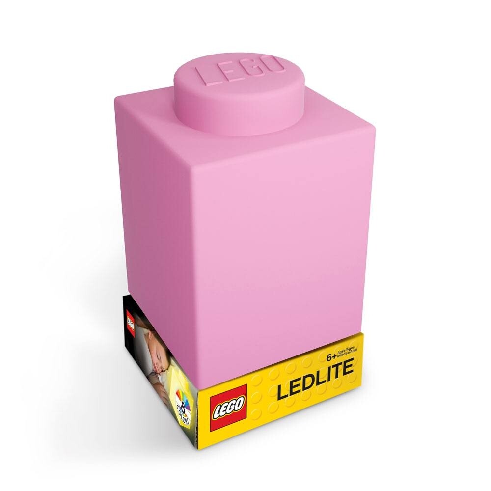 Lego - Luce notturna a LED in silicone - Rosa