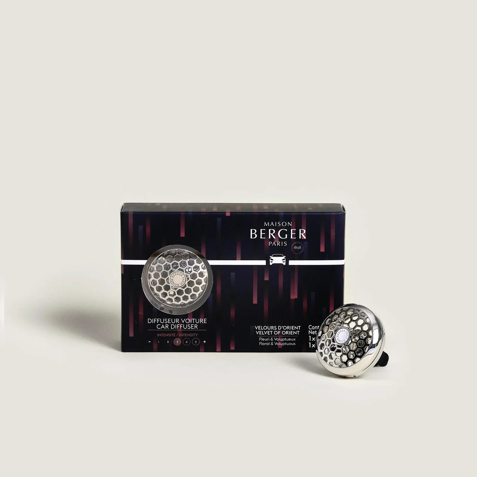 MAISON BERGER PARIS diffusore auto Variation + ricarica Velours D'Orient
